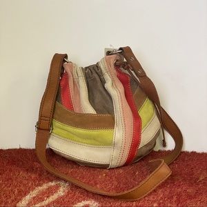 Fossil Tava Multicolor Crossbody Bag